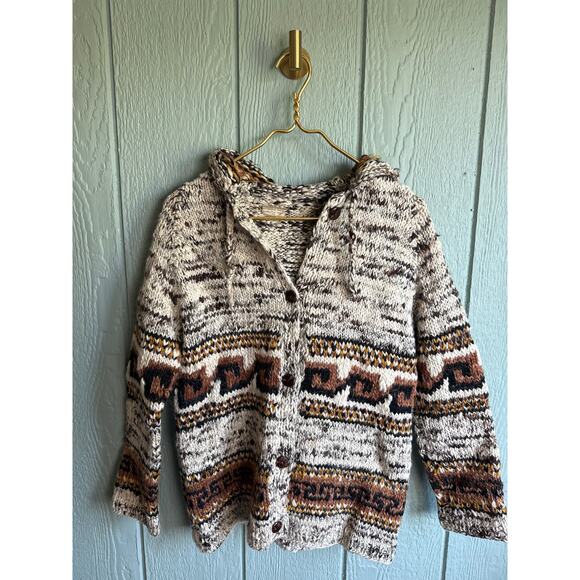 Vintage Handspun Wool Sweater, Small - Picture 1 of 9